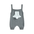 thumbnail image 1 of Bagilaanoe Newborn Baby Girl Boy Knitted Rompers Sleeveless Bodysuit 3M 6M 12M 18M 24M Infant Ribbed One Piece Jumpsuit, 1 of 8