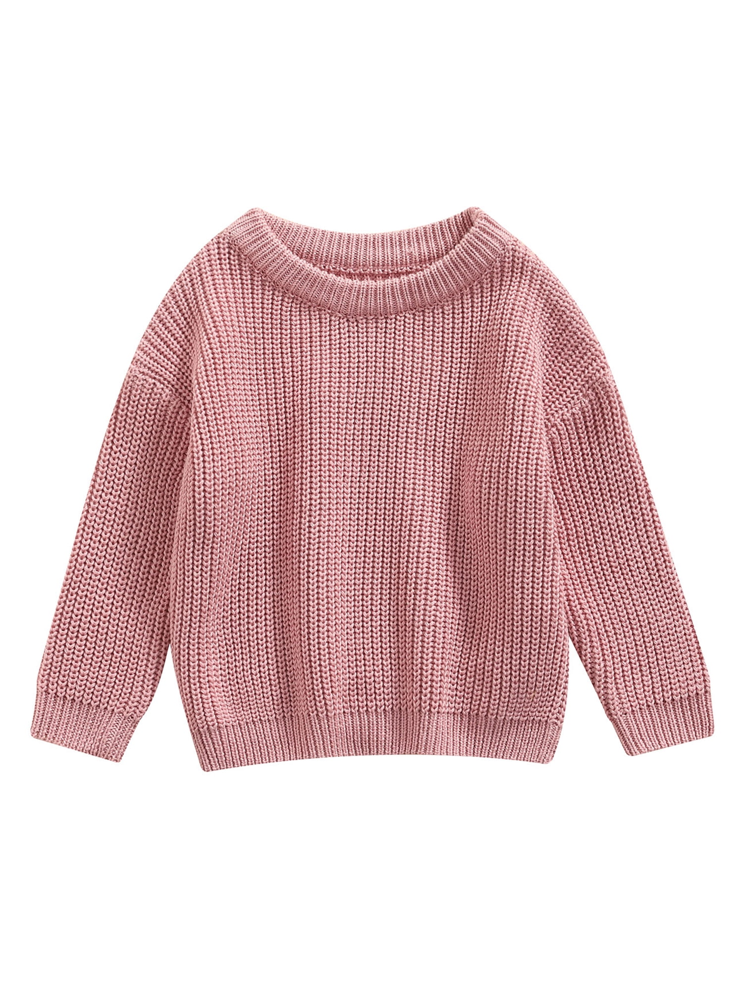 Bagilaanoe Newborn Baby Girl Boy Knitted Sweater Long Sleeve Pullover 03 Months Infant Warm