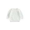 thumbnail image 1 of Bagilaanoe Newborn Baby Girl Boy Knitted Sweater Long Sleeve Pullover 3M 6M 9M 12M 18M 24M Infant Warm Jumpers Tops Fall Loose Knitwear, 1 of 9
