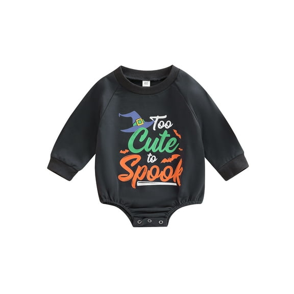 Bagilaanoe Newborn Baby Girl Boy Oversized Romper Sweatshirt Long Sleeve Bodysuit Letter Print Pullover 3M 6M 12M 18M Infant Fall Holiday Tops Tee