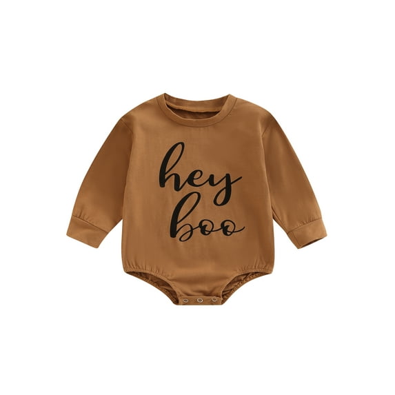 Bagilaanoe Newborn Baby Girl Boy Oversized Romper Sweatshirt Long Sleeve Bodysuit Letter Print Pullover 3M 6M 9M 12M 24M Infant Casual Tee Tops