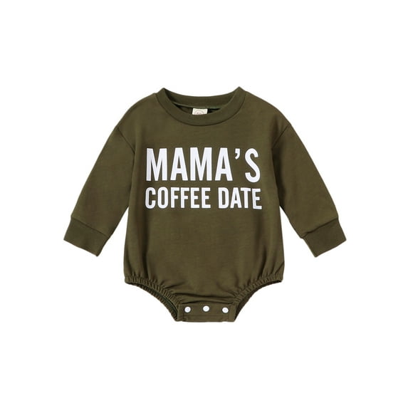 Bagilaanoe Newborn Baby Girl Boy Oversized Romper Sweatshirt Long Sleeve Bodysuit Letter Print Pullover 3M 6M 9M 12M Infant Casual Tee Tops