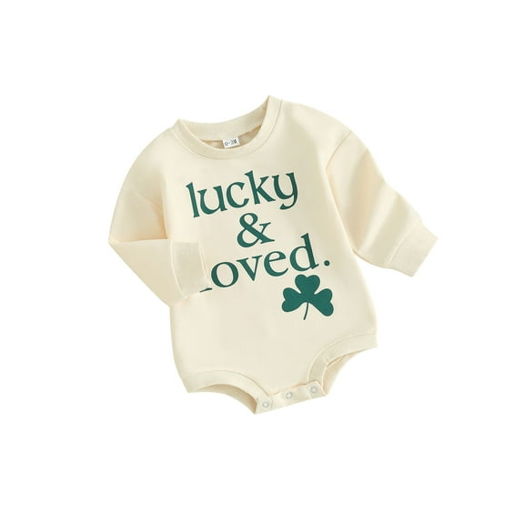 Bagilaanoe Newborn Baby Girl Boy Oversized Romper Sweatshirt Long Sleeve Bodysuits Letter Print Pullover 3M 6M 12M 18M Infant Casual Tee Tops