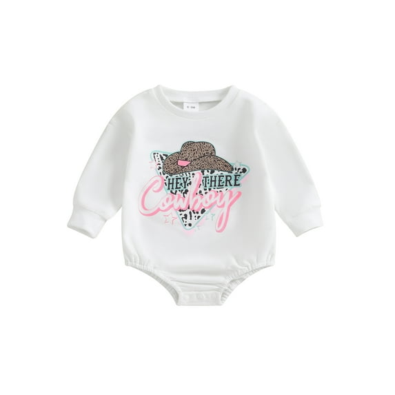 Bagilaanoe Newborn Baby Girl Boy Oversized Romper Sweatshirt Long Sleeve Bodysuits Letter Print Pullover 3M 6M 12M Infant Casual Tee Tops