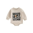thumbnail image 1 of Bagilaanoe Newborn Baby Girl Boy Oversized Romper Sweatshirt Long Sleeve Bodysuits Letter Print Pullover 3M 6M 9M 12M Infant Casual Tee Tops, 1 of 7