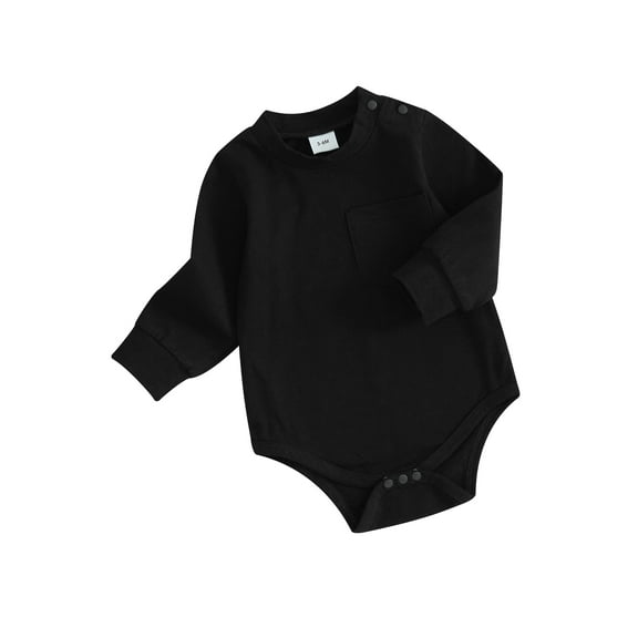 Bagilaanoe Newborn Baby Girl Boy Oversized Romper Sweatshirt Long Sleeve Bodysuits Pullover 3M 6M 12M 18M Infant Casual Tee Tops