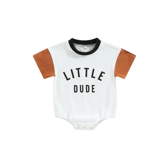 Bagilaanoe Newborn Baby Girl Boy Rompers Daisy Letters Print Short Sleeve Bodysuits 3M 6M 12M 18M Infant Casual One Piece Short Jumpsuit