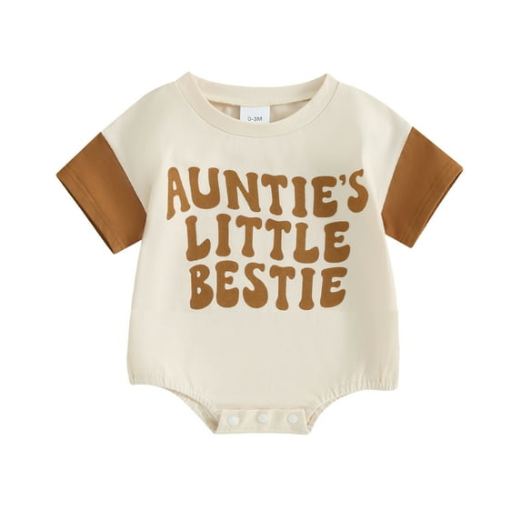 Bagilaanoe Newborn Baby Girl Boy Rompers Letter Print Short Sleeve Bodysuits 3M 6M 12M 18M Infant Casual One Piece Short Jumpsuit