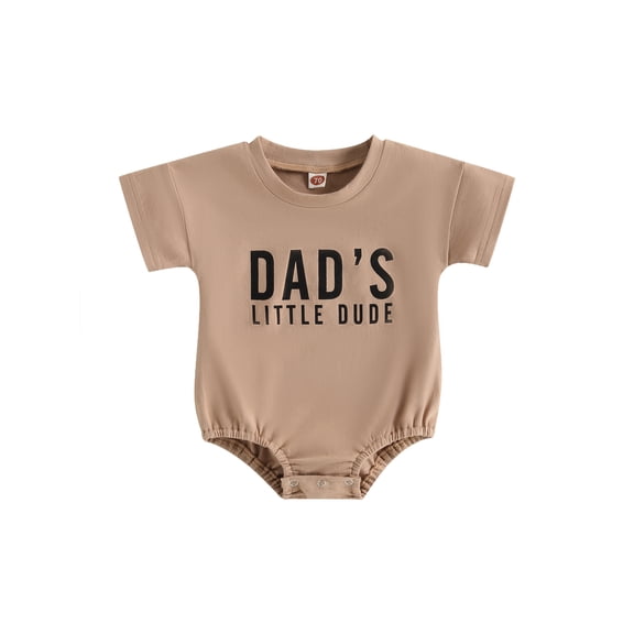 Bagilaanoe Newborn Baby Girl Boy Rompers Letter Print Short Sleeve Bodysuits 6M 12M 18M 24M Infant Casual One Piece Short Jumpsuit