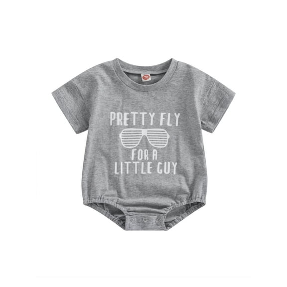 Bagilaanoe Newborn Baby Girl Boy Rompers Letters Print Short Sleeve Bodysuits 6M 12M 18M 24M Infant Casual One Piece Short Jumpsuit