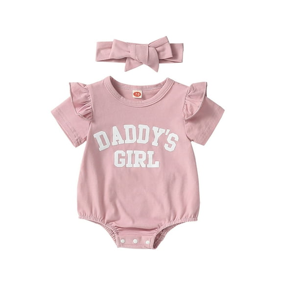 Bagilaanoe Newborn Baby Girl Boy Rompers Letters Print Short Sleeve Bodysuits   Headband 3M 6M 12M 18M Infant Casual One Piece Short Jumpsuit
