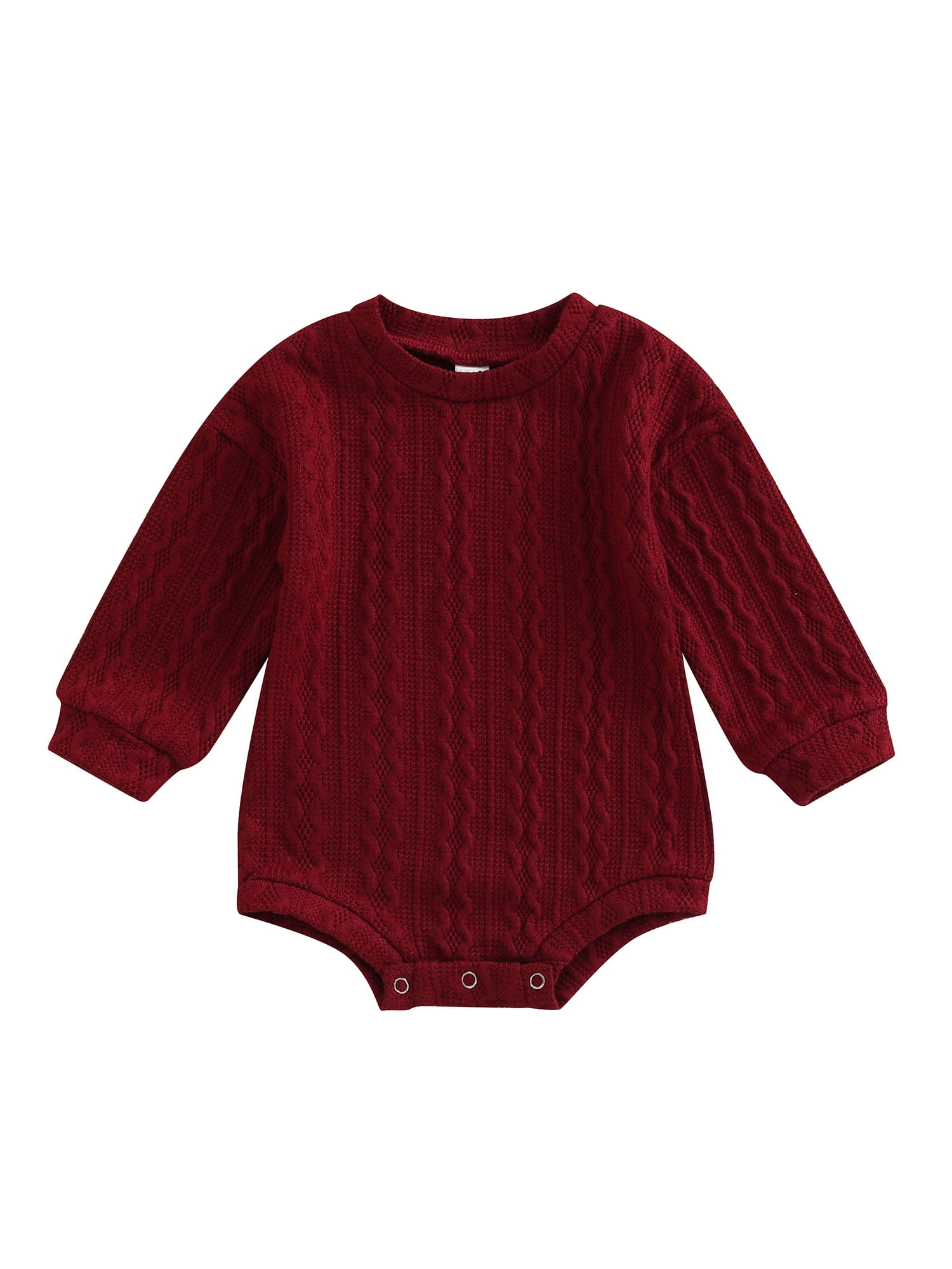 Bagilaanoe Newborn Baby Girl Boy Rompers Long Sleeve Bodysuit 3M 6M 12M