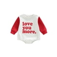 thumbnail image 1 of Bagilaanoe Newborn Baby Girl Boy Rompers Santa Print Long Sleeve Bodysuits 3M 6M 12M 18M Infant Casual One Piece Short Jumpsuit, 1 of 8