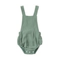 thumbnail image 1 of Bagilaanoe Newborn Baby Girl Boy Rompers Sleeveless Bodysuit 3M 6M 12M 18M Infant Overall Shorts Summer One Piece Jumpsuit, 1 of 8