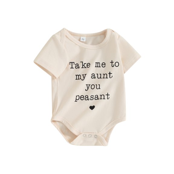 Bagilaanoe Newborn Baby Girl Boy Summer Rompers Letter Print Short Sleeve Bodysuits 3M 6M 12M 18M Infant Casual One Piece Short Jumpsuit