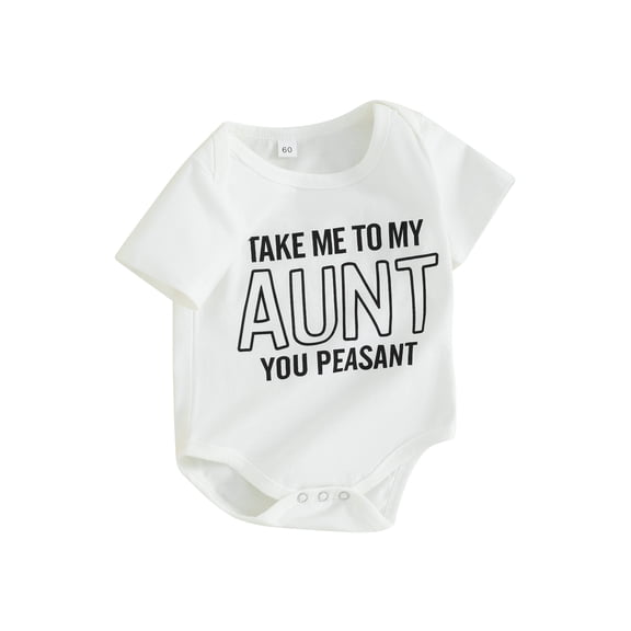 Bagilaanoe Newborn Baby Girl Boy Summer Rompers Letter Print Short Sleeve Bodysuits 3M 6M 12M 18M Infant Casual One Piece Short Jumpsuit