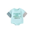 thumbnail image 1 of Bagilaanoe Newborn Baby Girl Boy Summer Rompers Print Short Sleeve Bodysuits 3M 6M 12M 18M Infant Casual One Piece Short Jumpsuit, 1 of 7