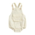 thumbnail image 1 of Bagilaanoe Newborn Baby Girl Boy Summer Rompers Sleeveless Bodysuits 3M 6M 12M 18M Infant Casual One Piece Short Jumpsuit, 1 of 1