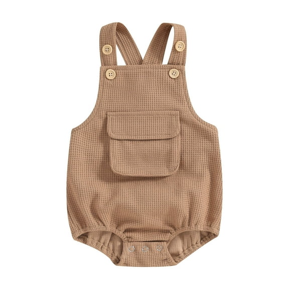 Bagilaanoe Newborn Baby Girl Boy Summer Rompers Sleeveless Bodysuits 3M 6M 12M 18M Infant Casual One Piece Short Jumpsuit