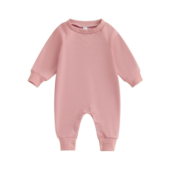 Bagilaanoe Newborn Baby Girl Boys Fall Jumpsuit Long Sleeve Bodysuit 3M 6M 12M 18M Infant Casual One Piece Romper