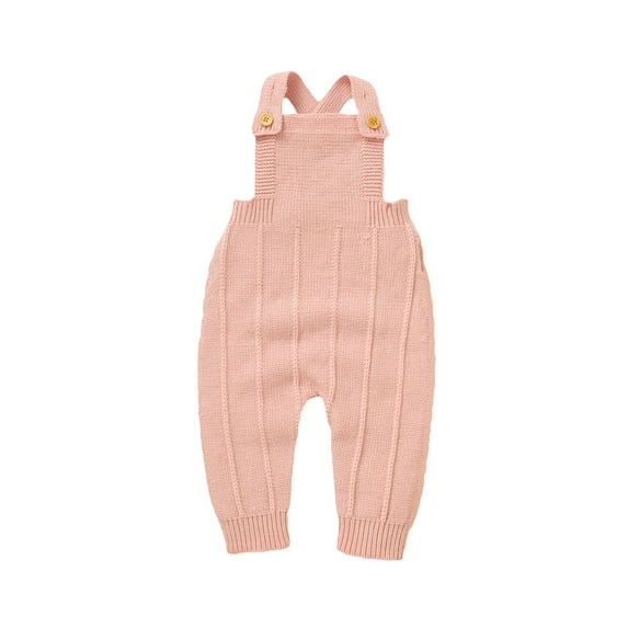 Bagilaanoe Newborn Baby Girl Boys Knit Jumpsuits Solid Color Sleeveless Bodysuits 3M 6M 9M 12M 18M Infant Fall Ribbed One Piece Romper