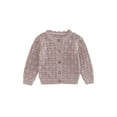 thumbnail image 1 of Bagilaanoe Newborn Baby Girl Knit Cardigan Long Sleeve Sweater Hollow Coat Knitwear Coat 3M 6M 9M 12M 18M 24M Infant Fall Casual Tops Outwear, 1 of 7