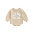 thumbnail image 1 of Bagilaanoe Newborn Baby Girl Oversized Romper Sweatshirt Long Sleeve Bodysuits Letter Embroidery Pullover 3M 6M 12M 18M Infant Casual Tee Tops, 1 of 9