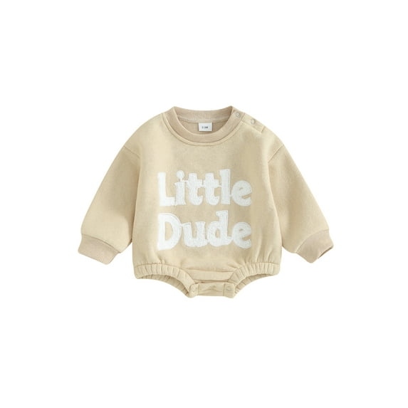 Bagilaanoe Newborn Baby Girl Oversized Romper Sweatshirt Long Sleeve Bodysuits Letter Print Pullover 3M 6M 9M 12M 18M Infant Casual Tee Tops