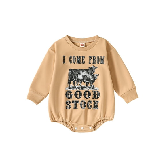 Bagilaanoe Newborn Baby Girl Oversized Romper Sweatshirt Long Sleeve Bodysuits Print Pullover 3M 6M 12M 18M Infant Casual Tee Tops
