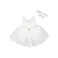 thumbnail image 1 of Bagilaanoe Newborn Baby Girl Party Dress Floral Print Sleeveless A-line Princess Dresses + Hairband 3M 6M 12M 18M 24M Infant Lace Patchwork Tulle Skirt, 1 of 6