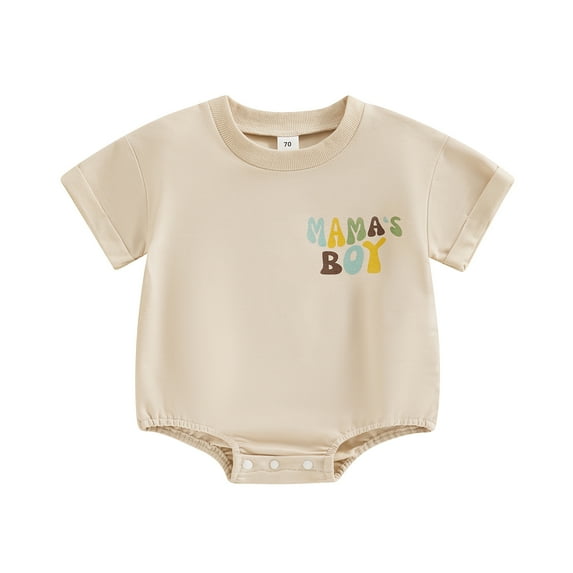 Bagilaanoe Newborn Baby Girl Rompers Letter Print Short Sleeve Bodysuits 3M 6M 12M 18M 24M Infant Casual One Piece Short Jumpsuit