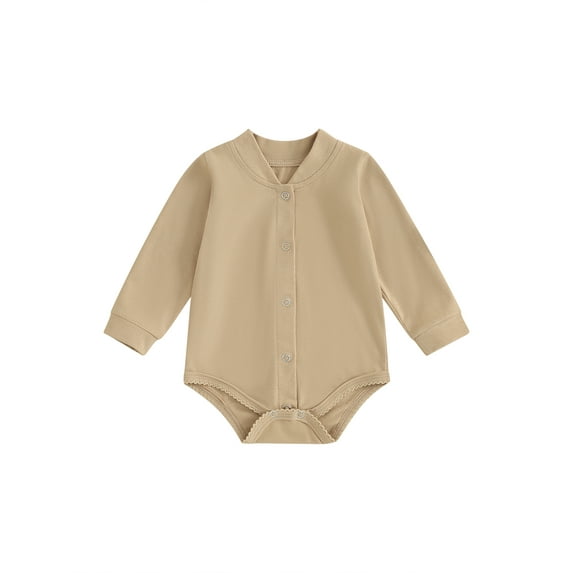 Bagilaanoe Newborn Baby Girl Rompers Long Sleeve Bodysuits 3M 6M 9M 12M Infant Autumn One Piece Jumpsuit