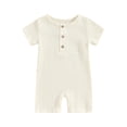 thumbnail image 1 of Bagilaanoe Newborn Baby Girls Boys One-pieces Letters Print Long Sleeve Jumpsuit 3M 6M 12M 18M 24M Infant Romper Casual Clothing, 1 of 8
