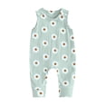 thumbnail image 1 of Bagilaanoe Newborn Baby Girls One-pieces Flower Print Sleeveless Jumpsuit 3M 6M 12M 18M Infant Summer Romper Casual Clothing, 1 of 7