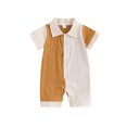 thumbnail image 1 of Bagilaanoe Newborn Baby Girls One-pieces Short Sleeve Jumpsuit 3M 6M 12M 18M Infant Romper Casual Clothing, 1 of 7