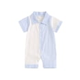 thumbnail image 1 of Bagilaanoe Newborn Baby Girls One-pieces Short Sleeve Jumpsuit 3M 6M 12M 18M Infant Romper Casual Clothing, 1 of 7