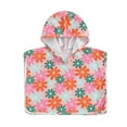 thumbnail image 1 of Bagilaanoe Newborn Baby Girls Swimsuit Cover up Summer Floral Print Hoodie Beach Cover up Rash Guards 6M 12M 18M 24M Infant Bathing Suit, 1 of 7