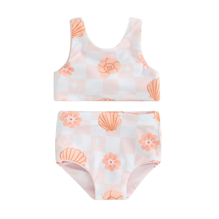 Bagilaanoe Newborn Baby Girls Swimsuits Piece Tankinis Set