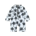 thumbnail image 1 of Bagilaanoe Rashguard Long Sleeve One-Piece Swimwear Print Zipper Toddler Baby Boy 3M to 5T, 1 of 9