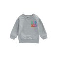 thumbnail image 1 of Bagilaanoe Sister Matching Sweatshirt Long Sleeve Letter Print Pullover 6M 12M 18M 24M 3T 4T 5T 6T Toddler Baby Girl Fall Loose Tee Tops, 1 of 8