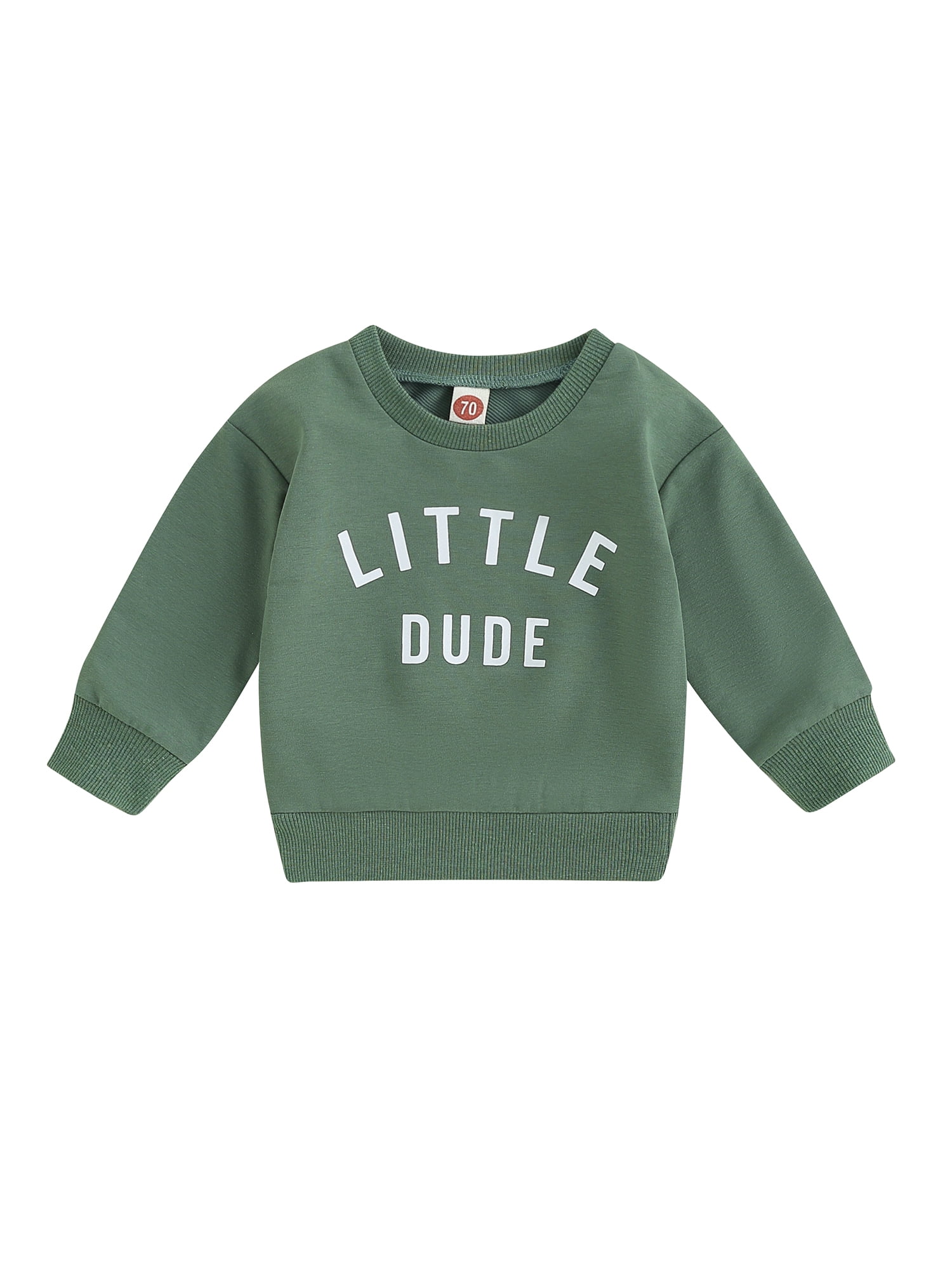 Bagilaanoe Toddler Baby Boy Casual Sweatshirt Long Sleeve Letter Print