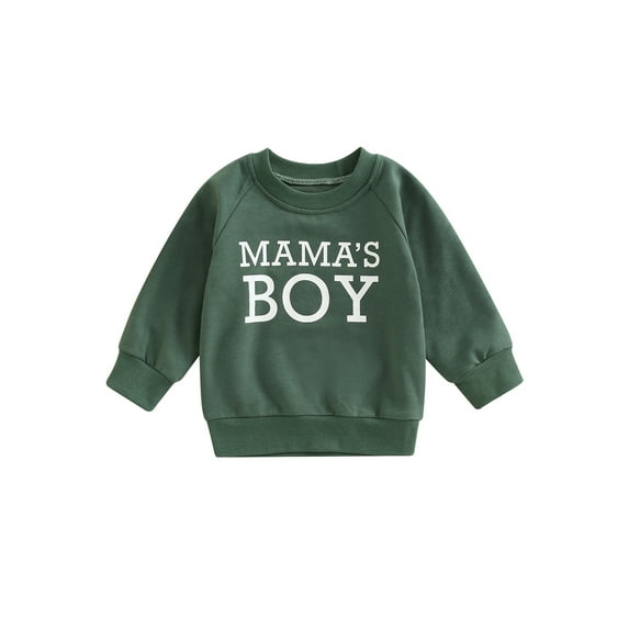 Bagilaanoe Toddler Baby Boy Oversized Sweatshirt Long Sleeve Letter Print Pullover 6M 12M 18M 24M 3T Kids Loose Tee Tops