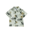 thumbnail image 1 of Bagilaanoe Toddler Baby Boy Shirt Rompers Print Short Sleeve Bodysuits 3M 6M 12M 18M 24M 3T 4T Kids Casual Summer Tops, 1 of 9
