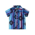 thumbnail image 1 of Bagilaanoe Toddler Baby Boy Summer T-shirt Geometric Printed Short Sleeve Shirt 3M 6M 12M 18M 24M 3T Kids Casual Tops, 1 of 8