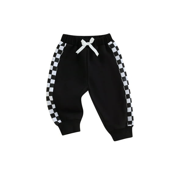 Bagilaanoe Toddler Baby Boy Sweatpants Checkerboard Patchwork Jogger Pants 6M 12M 18M 24M 3T Kids Casual Trousers Casual Clothes