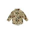 thumbnail image 1 of Bagilaanoe Toddler Baby Boys Casual Shirt Long Sleeve Print T-shirt Tops 6M 12M 18M 24M 3T 4T Kids Spring Autumn Clothes, 1 of 8