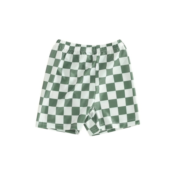 Bagilaanoe Toddler Baby Boys Swim Trunks Checkerboard Print Swim Shorts 6M 12M 18M 24M 3T 4T Kids Bathing Suit Beachwear Swimwear