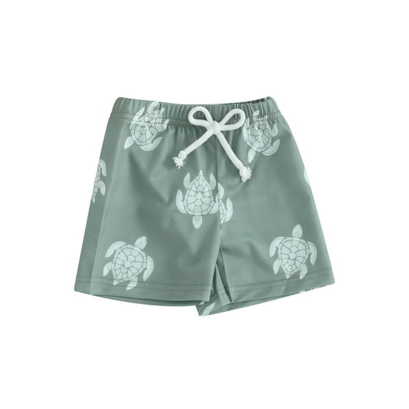 Bagilaanoe Toddler Baby Boys Swim Trunks Print Elastic Waist Shorts 6M 12M 18M 24M 3T 4T Kids Beach Shorts Swimwear Bathing Suit