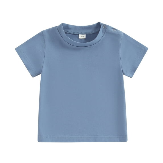 Bagilaanoe Toddler Baby Boys T-shirt Short Sleeve Crew Neck Tees 6M 12M 18M 24M 3T 4T Kids Summer Tops Clothes