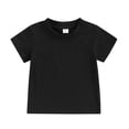 thumbnail image 1 of Bagilaanoe Toddler Baby Boys T-shirt Short Sleeve Crew Neck Tees 6M 12M 18M 24M 3T 4T Kids Summer Tops Clothes, 1 of 8